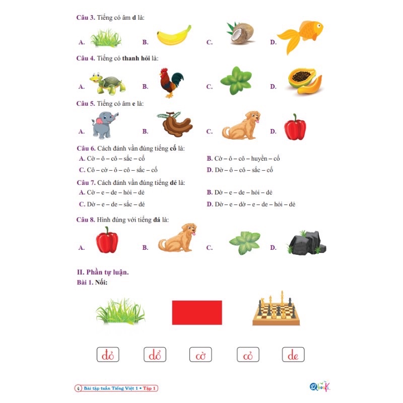 Sách - Bài Tập Tuần Tiếng Việt 1 (Tập 1) - Cánh Diều