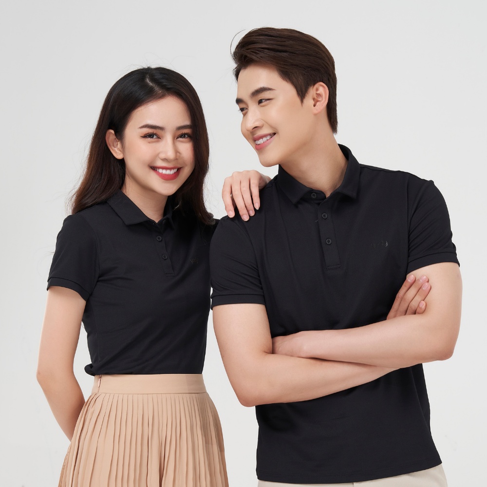 Áo Polo YODY Nữ Phông Cộc Tay Cotton  thấm hút APN5388