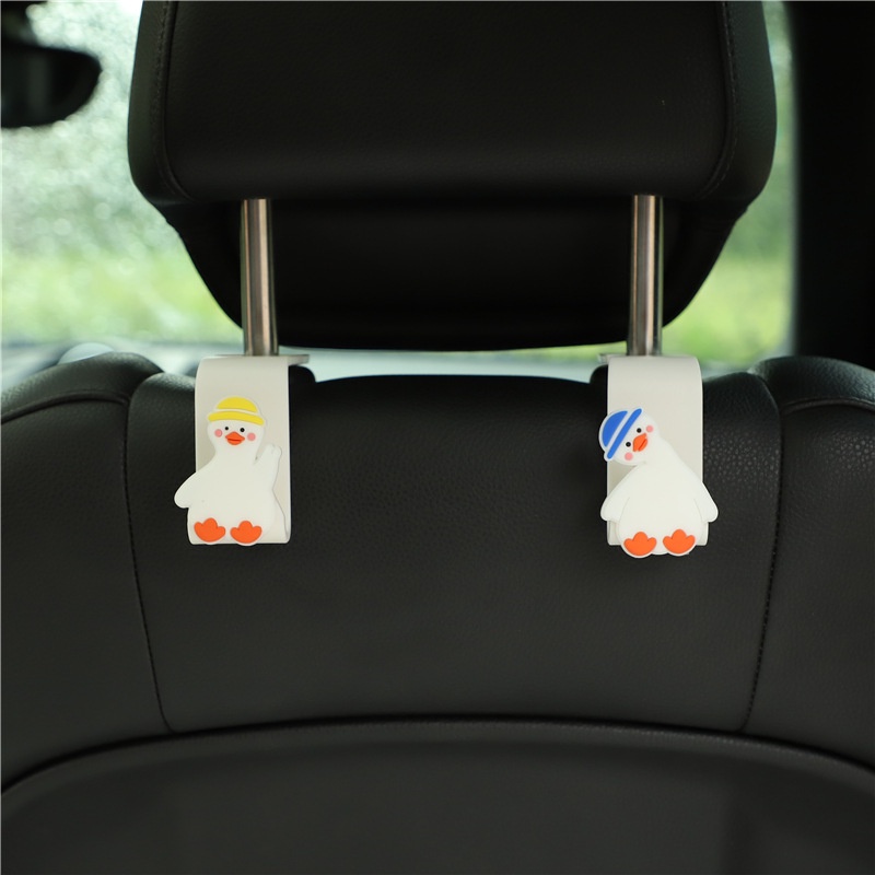 Set 2 Móc Treo Đồ Ô Tô Gài Ghế Hình Ngộ Nghĩnh, Đáng Yêu/Móc Treo Đồ Gia Dụng Trong Nhà Chịu Lực Cực Tốt