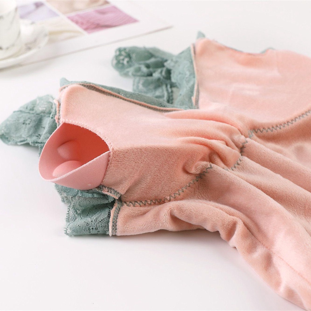 DIACHAVN Áo Lót Không Gọng Giữ Ấm Mùa Đông Cho Nữ