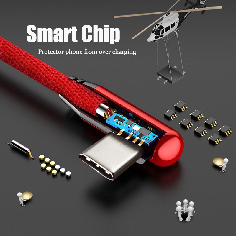 Cáp sạc nhanh TBTIC truyền dữ liệu cổng USB loại C cho Iphone 11 Pro Xs Max 8 7 Samsung Xiaomi