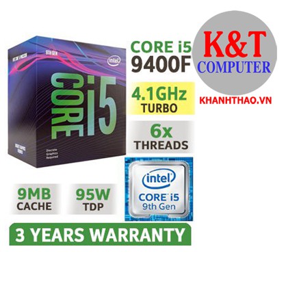 Bộ vi xử lí Core i5 9400F-