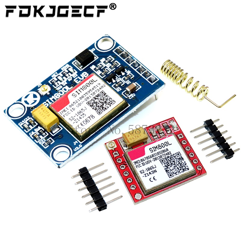 Mô Đun Wifi Không Dây Sim800L Gprs Gsm Cổng Micro Sim Lõi Ttl Cho Arduino Điện Thoại Thông Minh