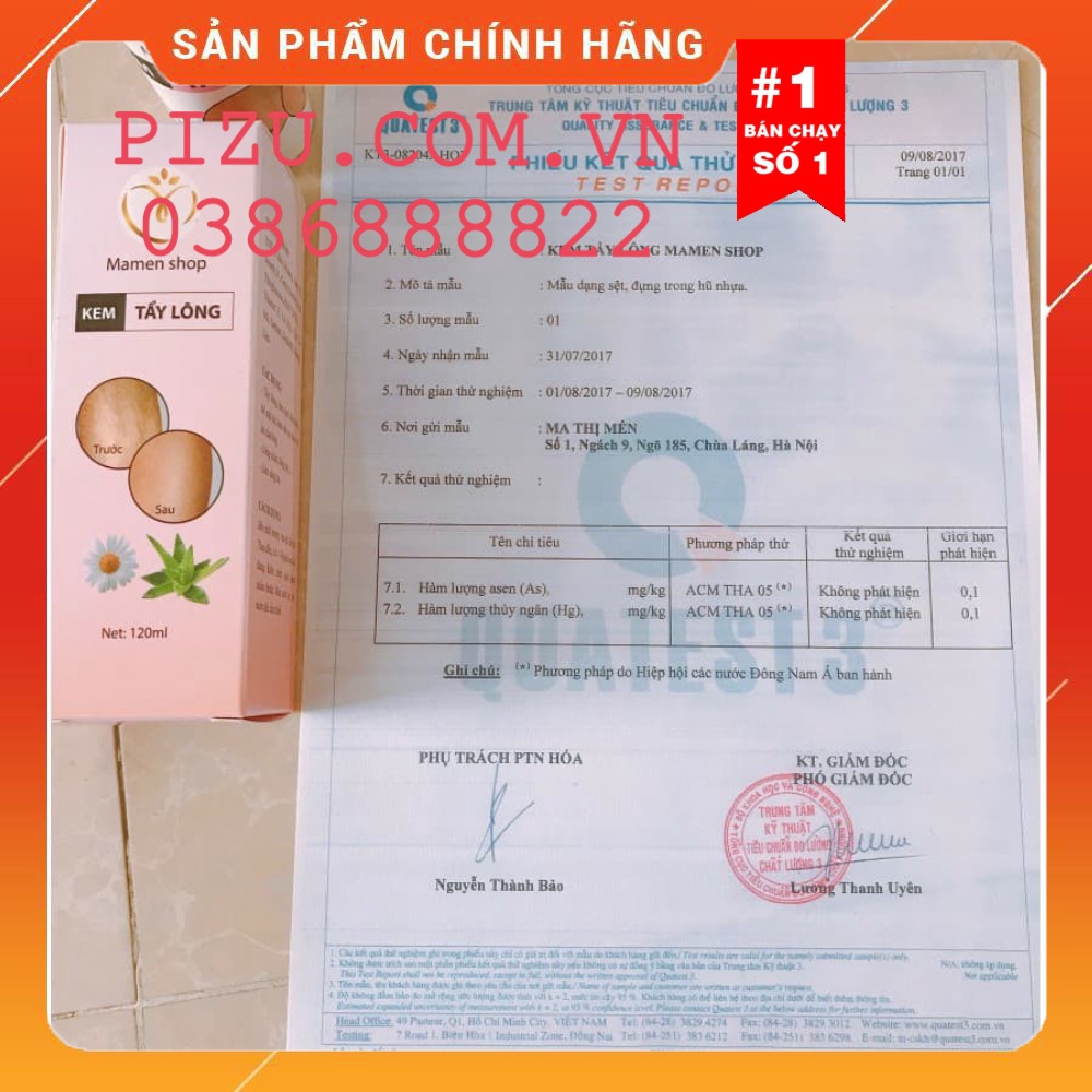 COMBO TẨY LÔNG MAMEN SHOP THÊ HỆ MỚI TẶNG CAO TRIỆT