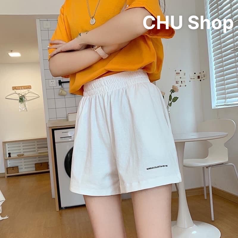 [ Qùa Tặng Là N.Xả Siusop nhé ] Quần short unisex_quần đùi đũi chun thêu | BigBuy360 - bigbuy360.vn