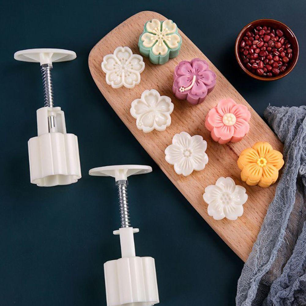 1 Bộ Khuôn Làm Bánh Trung Thu 30g / 50g / 75g Chất Lượng Cao