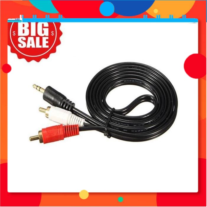 Cáp Audio 3.5 to RCA AV Audio 1.5m M/M giá rẻ