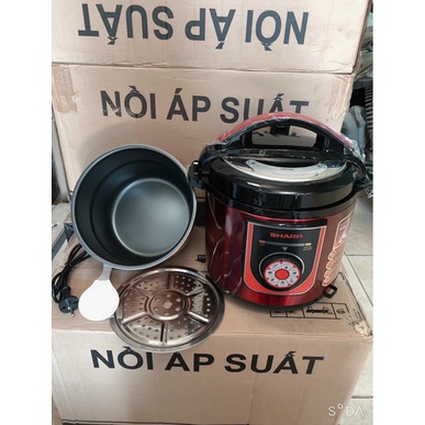 Nồi Áp Suất Điện Sharp KS-226- 6L-nồi hầm ,ninh ,nấu cơm đa năng hàng chính hãng bảo hành 12 tháng