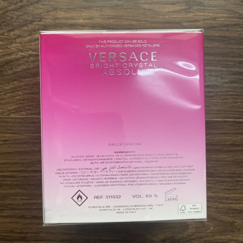 Nước Hoa Versace Bright Crystal Absolu EDP 90ml