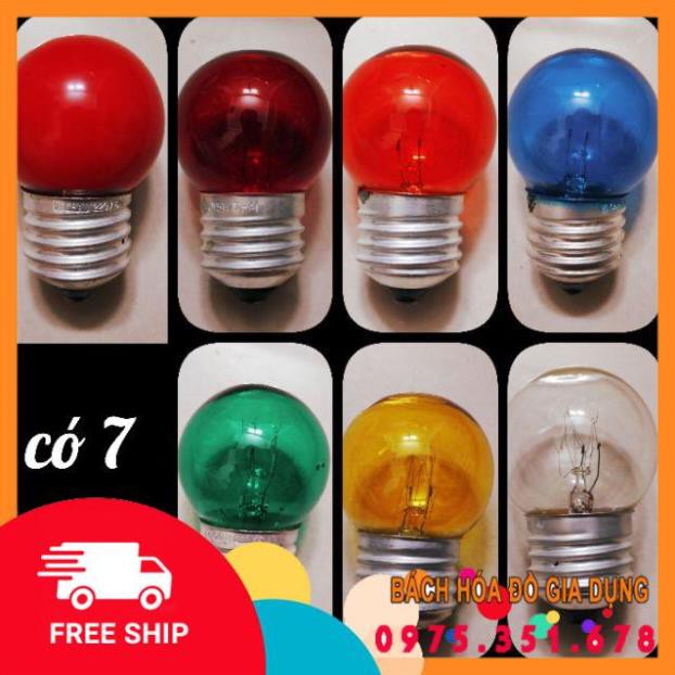 Bóng đèn sợi đốt tròn (trái chanh, cà na) Đuôi gài & xoáy E27-Giadung24h | BigBuy360 - bigbuy360.vn
