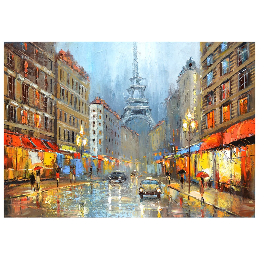 Paris Eiffel Tower Poster Romantic Personality Decoration Painting