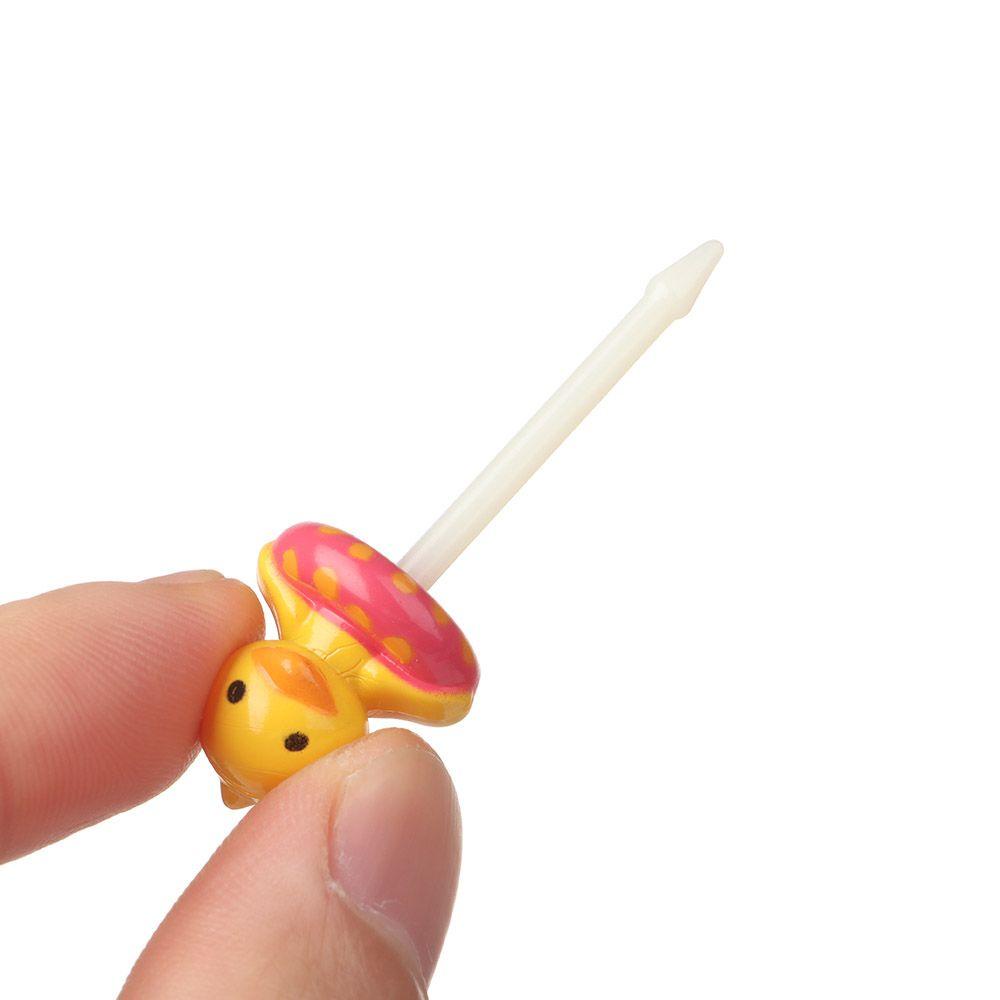 Bộ 8 Nĩa Ăn Trái Cây Tráng Miệng Bằng Nhựa Có Thể Tái Sử Dụng