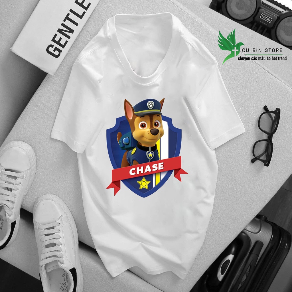 Áo cặp nam nữ dán hình những chú chó cứu hộ siêu dễ thương mẫu mới nhẩt vừa ra mắt