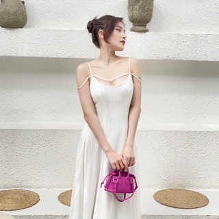 Đầm Thun Gân Hai Dây - EDINI - D1526