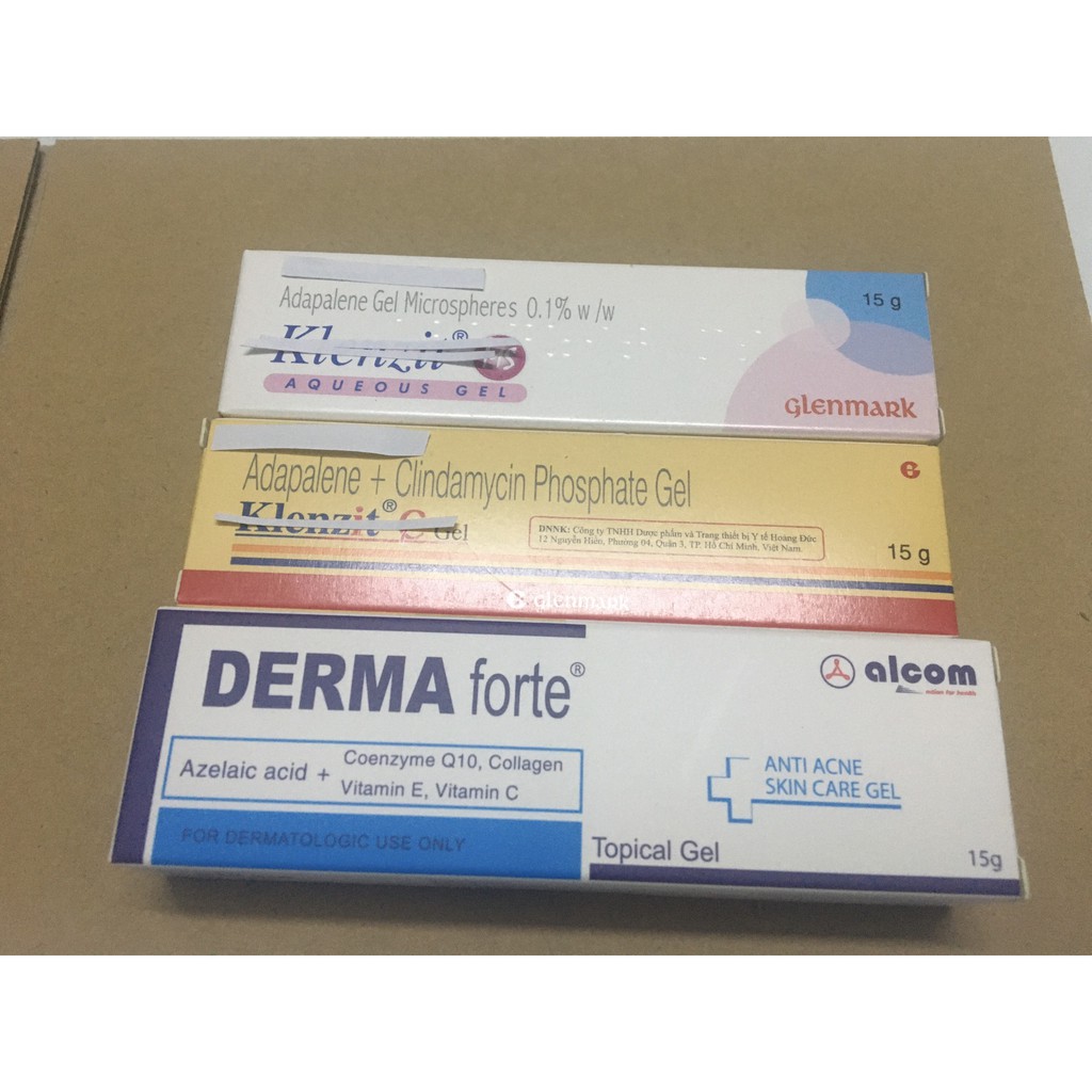 ✅[CHÍNH HÃNG] Derma Forte Gel 15g - Giảm Mụn Trứng Cá, Ngừa Thâm, Mờ Sẹo, Dưỡng Da