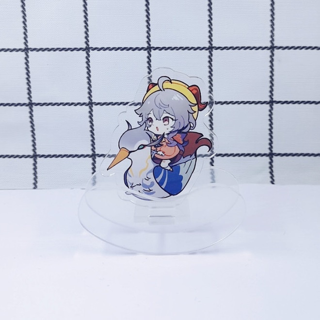 Tượng mica Standee anime mini bập bênh - Genshin Impact mô hình nhân vật