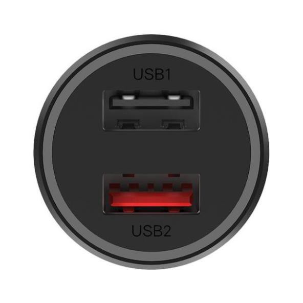 Sạc Oto Nhanh 2 cổng USB 37W Xiaomi GDS4147GL- Tẩu sạc xe hơi nhanh 18w Xiaomi 2 USB GDS4104GL