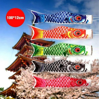 Dây Cờ Trang Trí Hình Cá Koi Nobni Dài 100cm