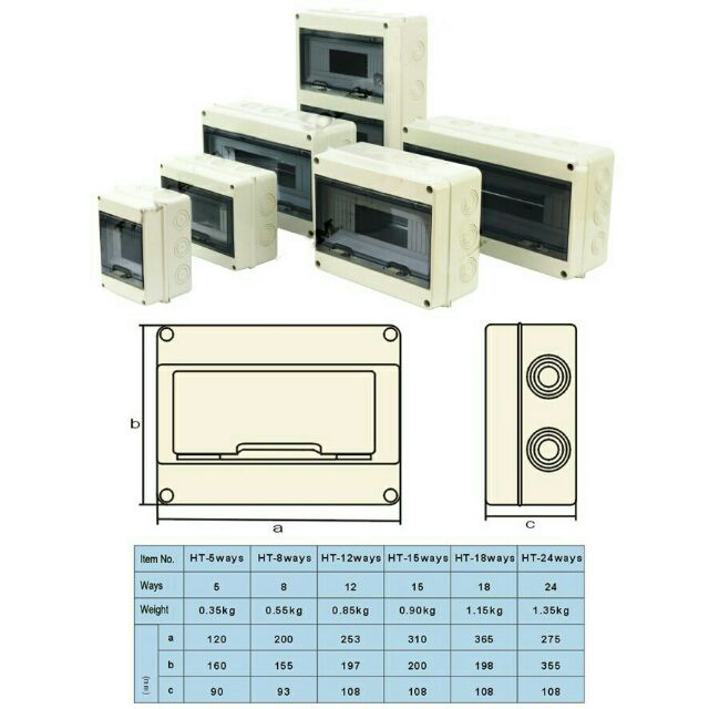 Vỏ Tủ Điện ETEK HT-12WAY