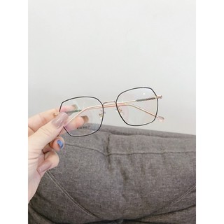 Gọng kính kim loại hàng đẹp lục giác