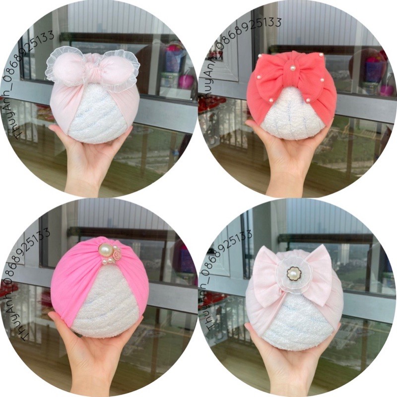 MŨ TUBAN CHO BÉ RẺ ĐẸP - CHẤT COTTON MỀM MỊN - VỪA SÀNH ĐIỆU VỪA CHE THÓP CHO BÉ