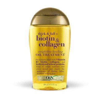 DẦU DƯỠNG GIẢM RỤNG  TÓC OGX BIOTIN & COLLAGEN OIL TREATMENT