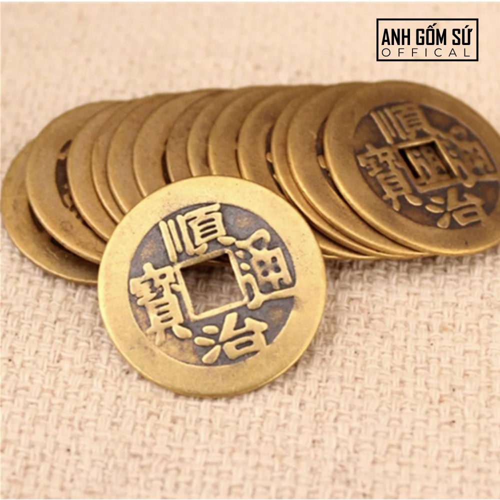 [Xu đã thanh tẩy] Đồng xu Vật phẩm Phong Thủy