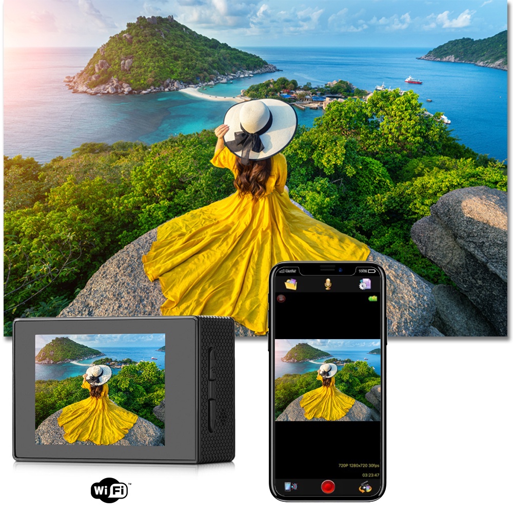 Camera Hành Trình 4K Sports Ultra HD D ,Camera Hành Trình Gắn Mũ Bảo Hiểm ,Camera phượt thể thao kết nối Wifi chống nước | BigBuy360 - bigbuy360.vn