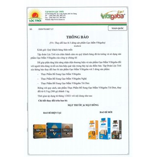 Gạo mầm Vibigaba hộp 1kg