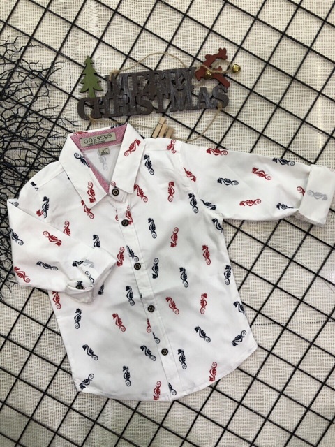 [ XẢ HÀNG ]Áo sơ mi dài tay cho bé trai, chất vải lenni cotton đẹp,mịn, mát, cực co dãn