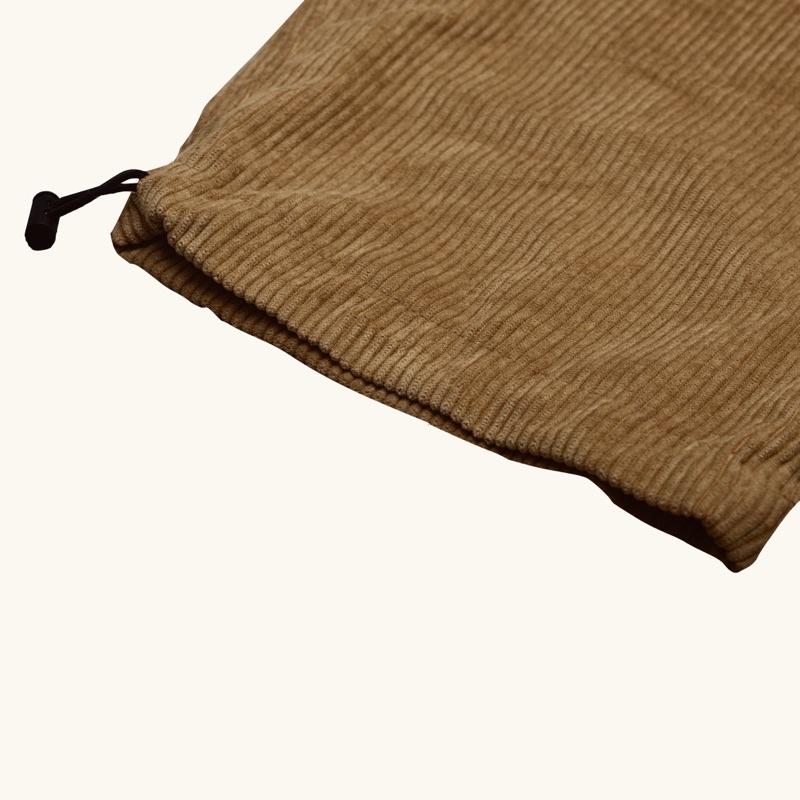 Quần dài nhung tăm unisex Oversize Corduroy Pants FRANKEE - Nâu - Local Brand Chính Hãng