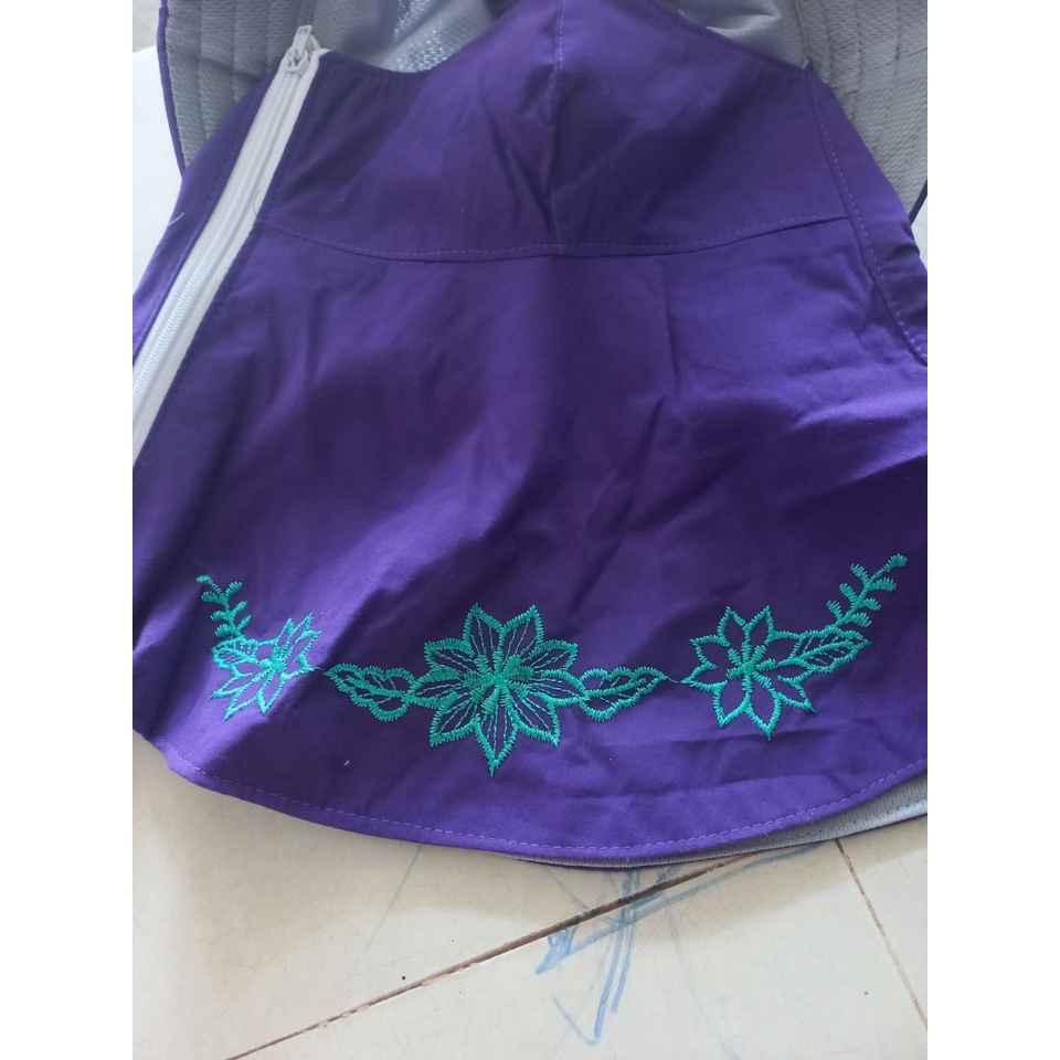 Khẩu trang nón cối, vải lanh màu, hàng thường