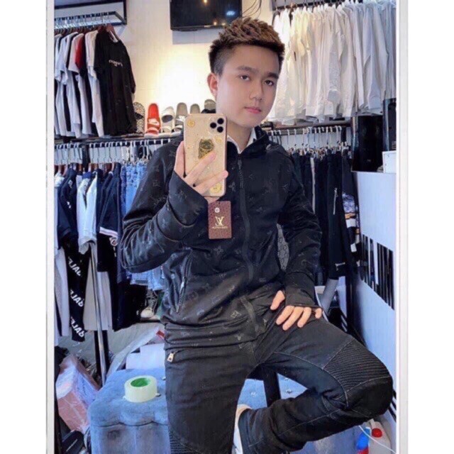 Áo chống nắng nam L.V Chất vải UMI dày dặn thoáng mát Túi khóa kéo LULINSO