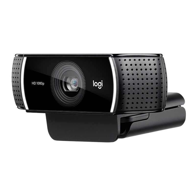 Webcam logitech C922 pro HD, autofocus dùng rất tốt cho học online, hội họp và livestreams, có hỗ trợ mic kép