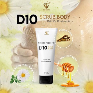 Tẩy da chết d10 top white