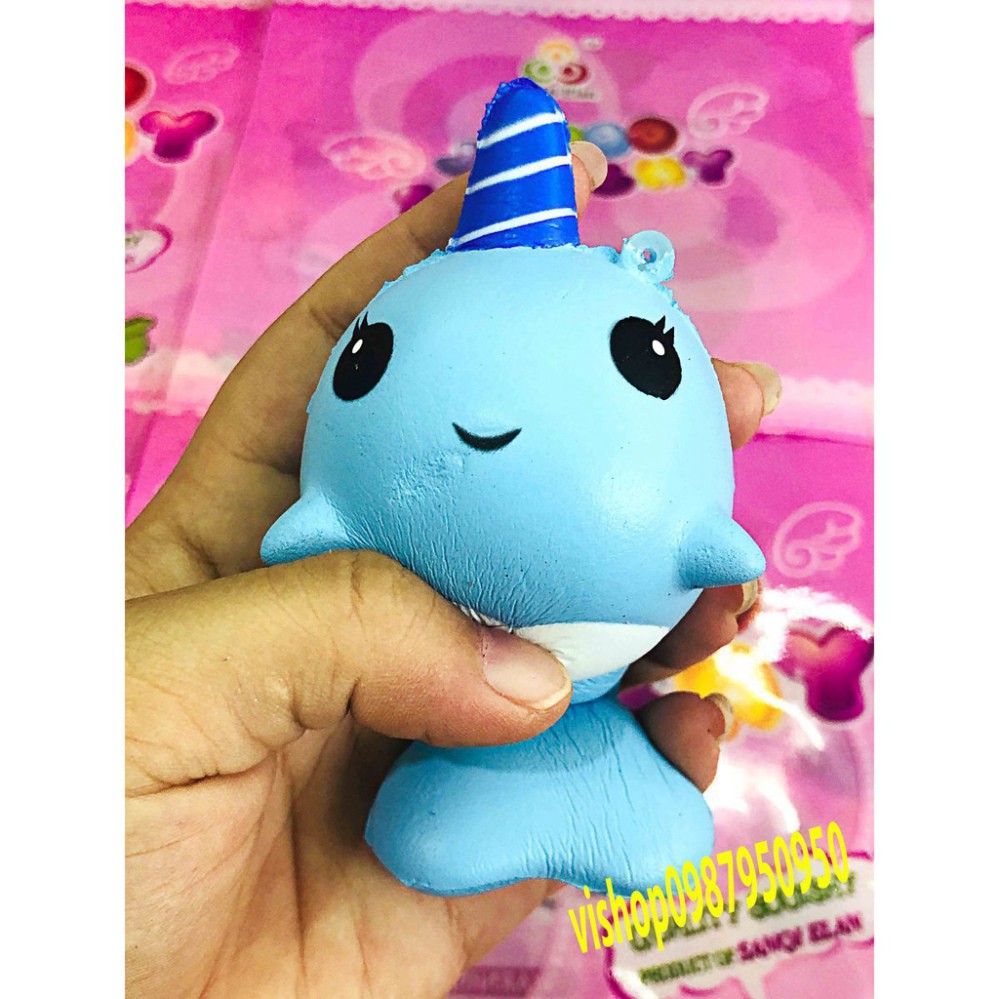 SQUISHY CÁ HEO 1 SỪNG ĐÁNG YÊU