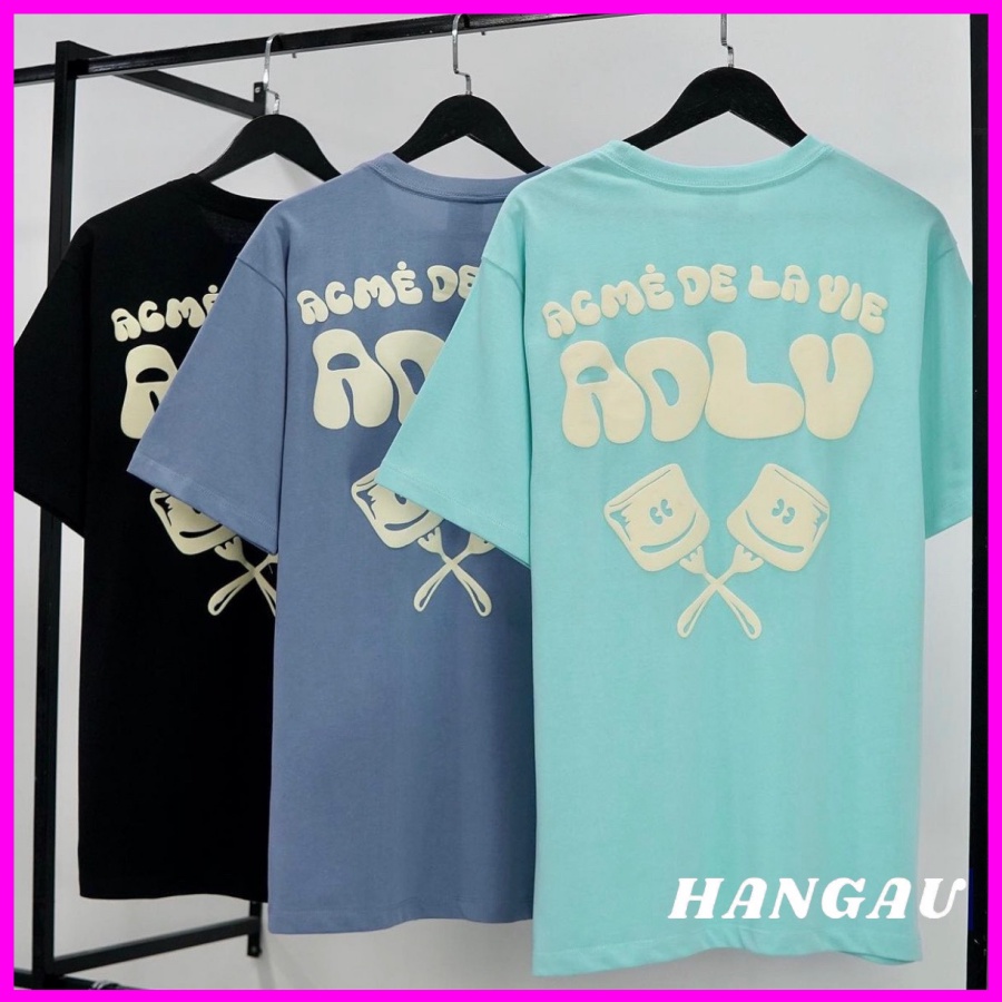 Áo thun ADLV 💙FREESHIP💙ADLV MARSHMALLOW SHORT SLEEVE T-SHIRT -Áo Thun Tay Lỡ Unisex-Đồ Đôi Nam N
