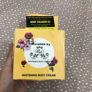 Kem dưỡng trắng da body collagen X3