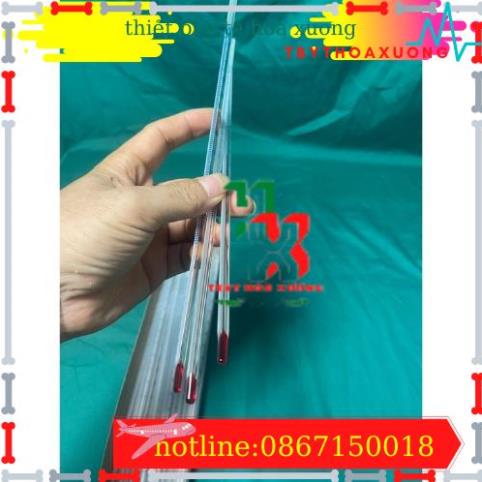 Nhiệt Kế Thuỷ Ngân Đo Nhiệt Độ Nước 0-100 Độ - Cây Đo Nhiệt Độ Nước