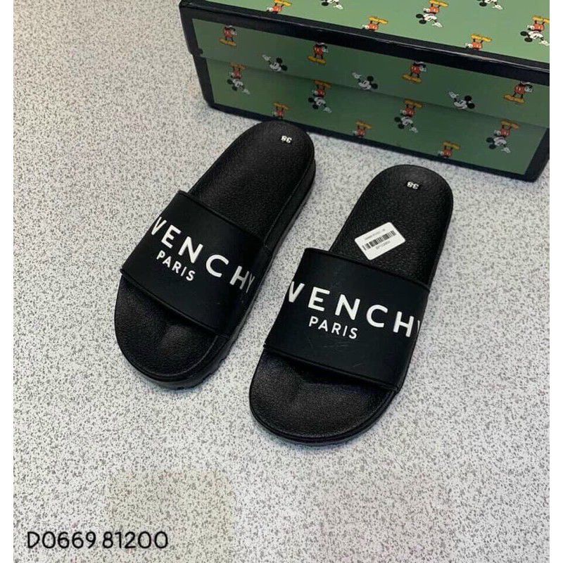 Dép nam Givenchi quai ngang size 35-43 đế cao 4 phân chống trơn trượt