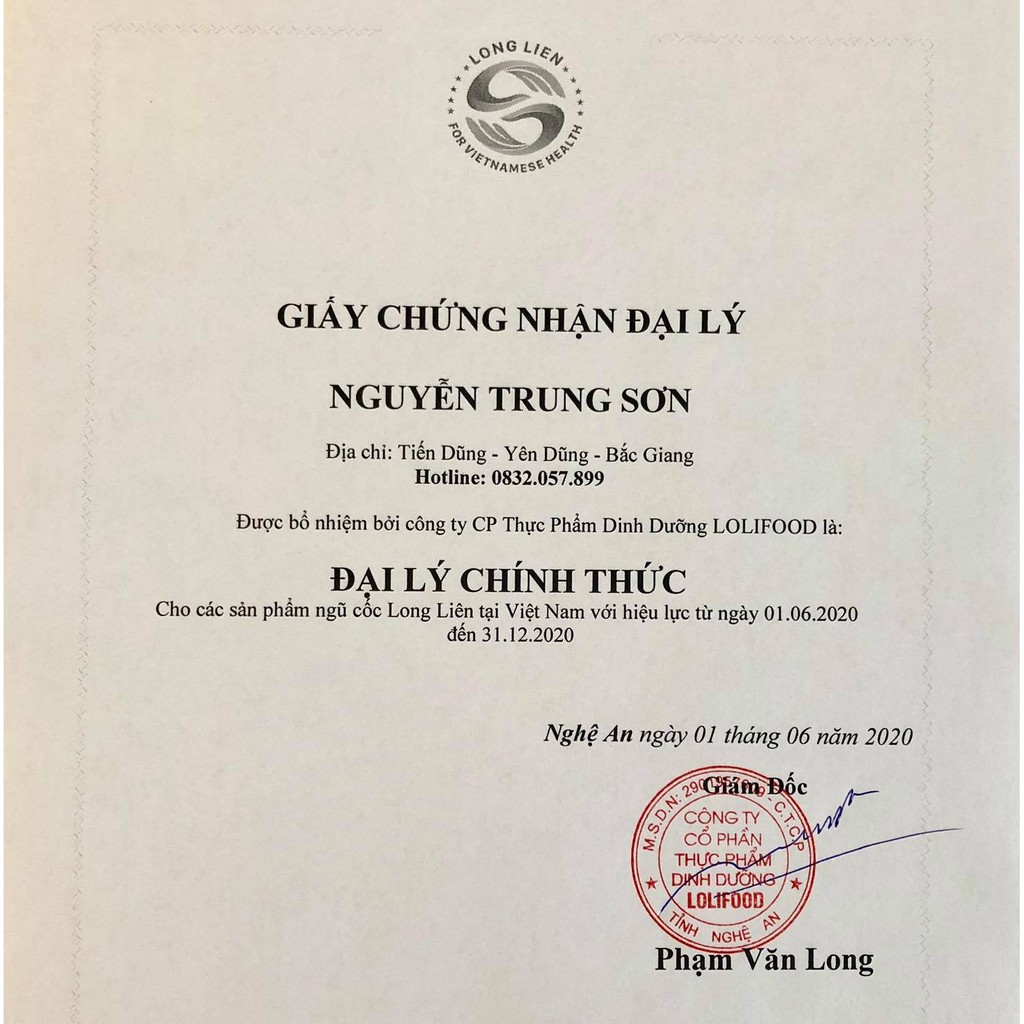 Ngũ Cốc Dinh Dưỡng Long Liên CAO CẤP Hộp 500g, Ngũ Cốc Tăng Cân Cho Người Gầy,100% Nguyên Liệu Hữu Cơ Từ Thiên Nhiên | BigBuy360 - bigbuy360.vn