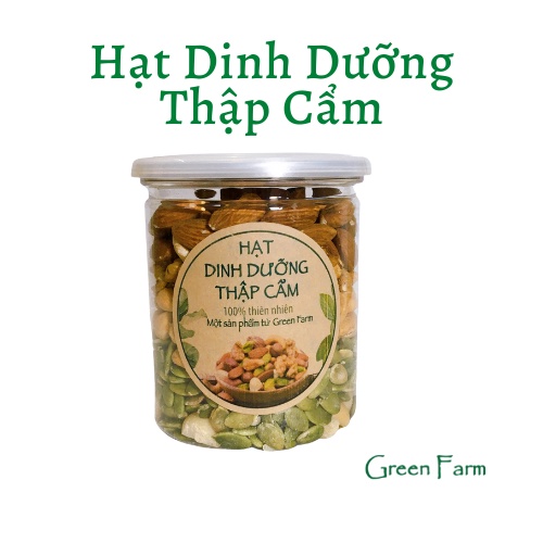 Hạt dinh dưỡng thập cẩm Green Farm bổ sung năng lượng cùng hạt ngũ cốc