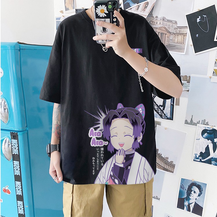 😭 SALE LỖ ÁO SHINOBU 😭 (HƠI LỖI) Áo Thun Điệp - Kochou Shinobu (Kimetsu no Yaiba) Unisex