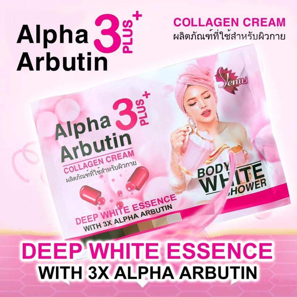 Set Tắm Ủ Trắng Body White Shower Alpha Arbutin Thái Lan