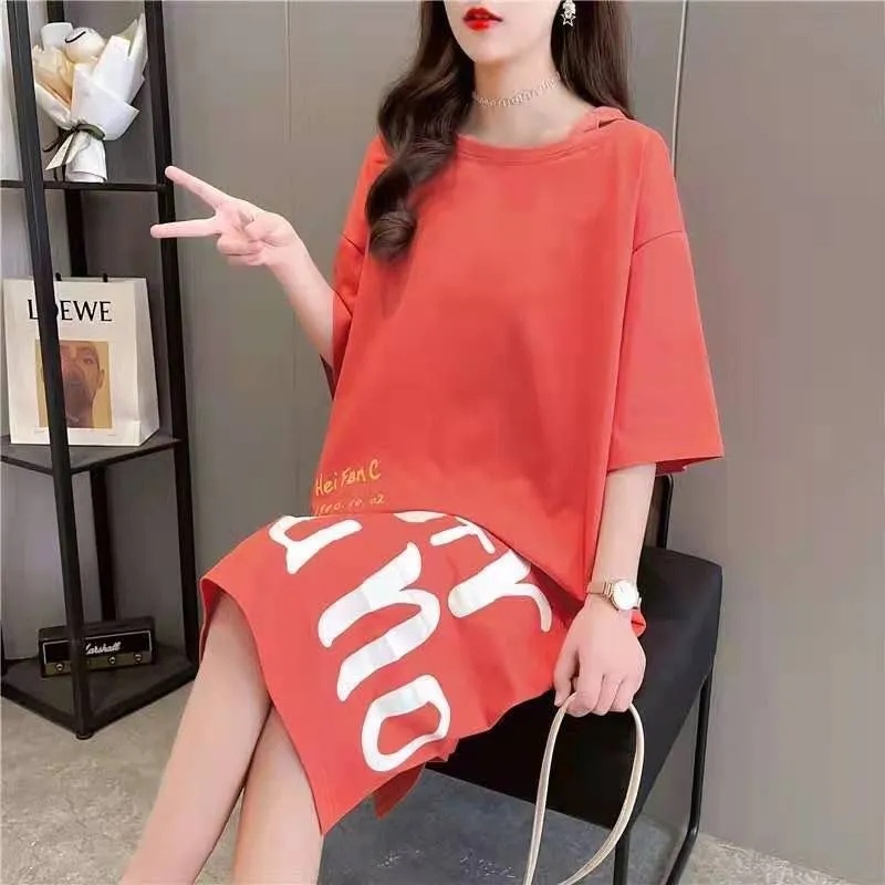 Áo Thun Tay Ngắn Dáng Rộng Kiểu Mới Mùa Hè Có Size Lớn 40-150KG MM Must-Have C8343