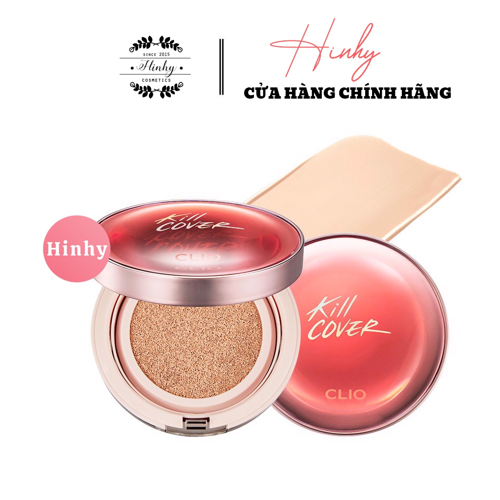 Phấn nước Cushion Kill Cover Clio Glow MỚI