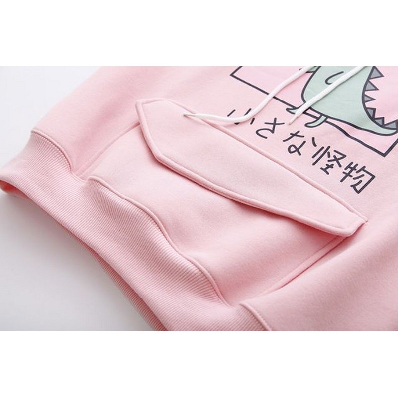 [Mã WASTMAY giảm 15% tối đa 30K đơn 150K] Áo Khoác Nỉ Hoodie Túi Khủng Long So Cute Có Sừng Cực Đẹp Cho Teen (Hình Thật) | BigBuy360 - bigbuy360.vn
