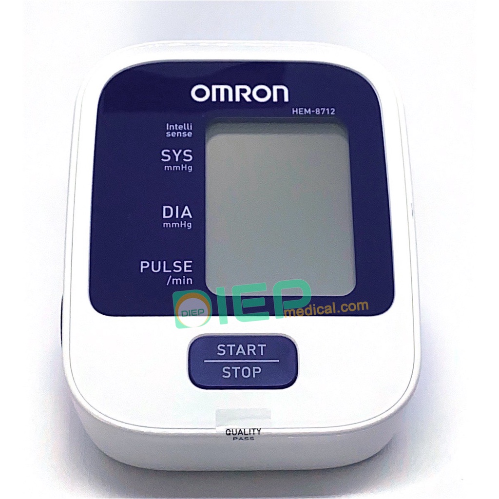 ✅ OMRON HEM-8712 - Máy đo huyết áp Omron HEM 8712, máy huyết áp đo bắp tay tự động (Chính hãng Omron - Nhật Bản)