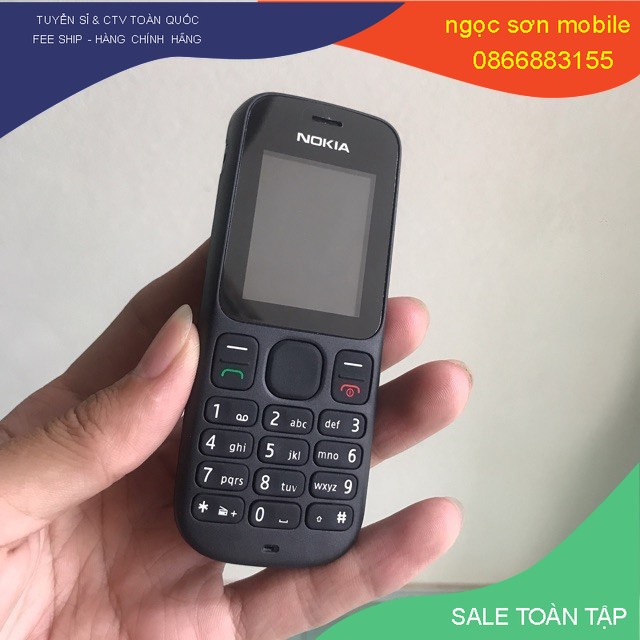 điện thoại nokia 101,điện thoại giá rẻ Combo điện thoại Nokia 100 và Nokia 101 pin trâu sóng khỏe ngọc sơn mobile