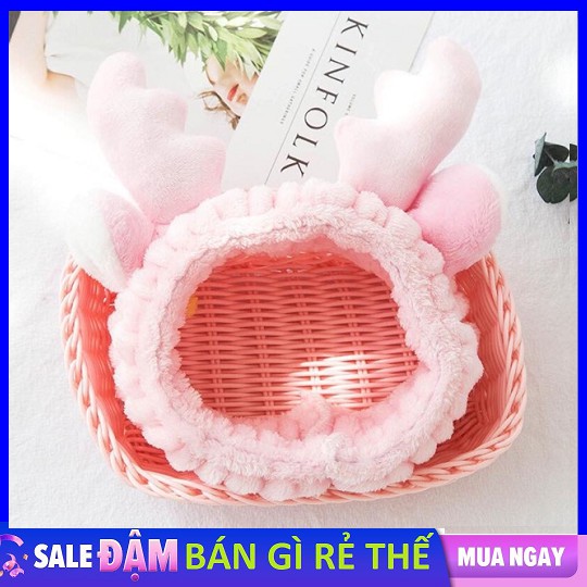 BĂNG ĐÔ TAI TUẦN LỘC 3D MÀU HỒNG DÀY MỀM MỊN CAO CẤP